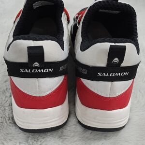 Salomon Men's Athletic Shoes in Red and White